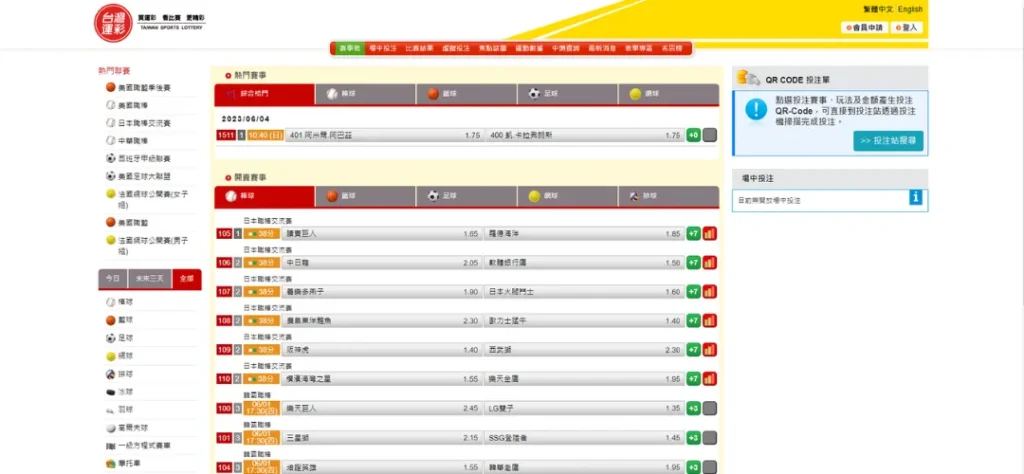 運彩線上投注這樣做,新手也能快速熟悉! 1 台灣運彩線上投注畫面